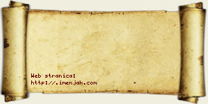 Danijel Stojadinović vizit kartica